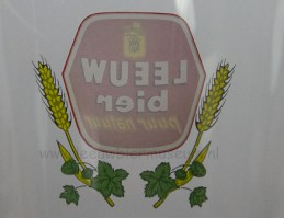 Leeuw bier hoog glas 1966 1974 6d